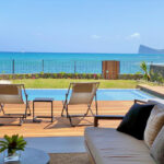 Pointe Azur private pool area sea view