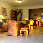 Villa Tropic 2 living room at sun set